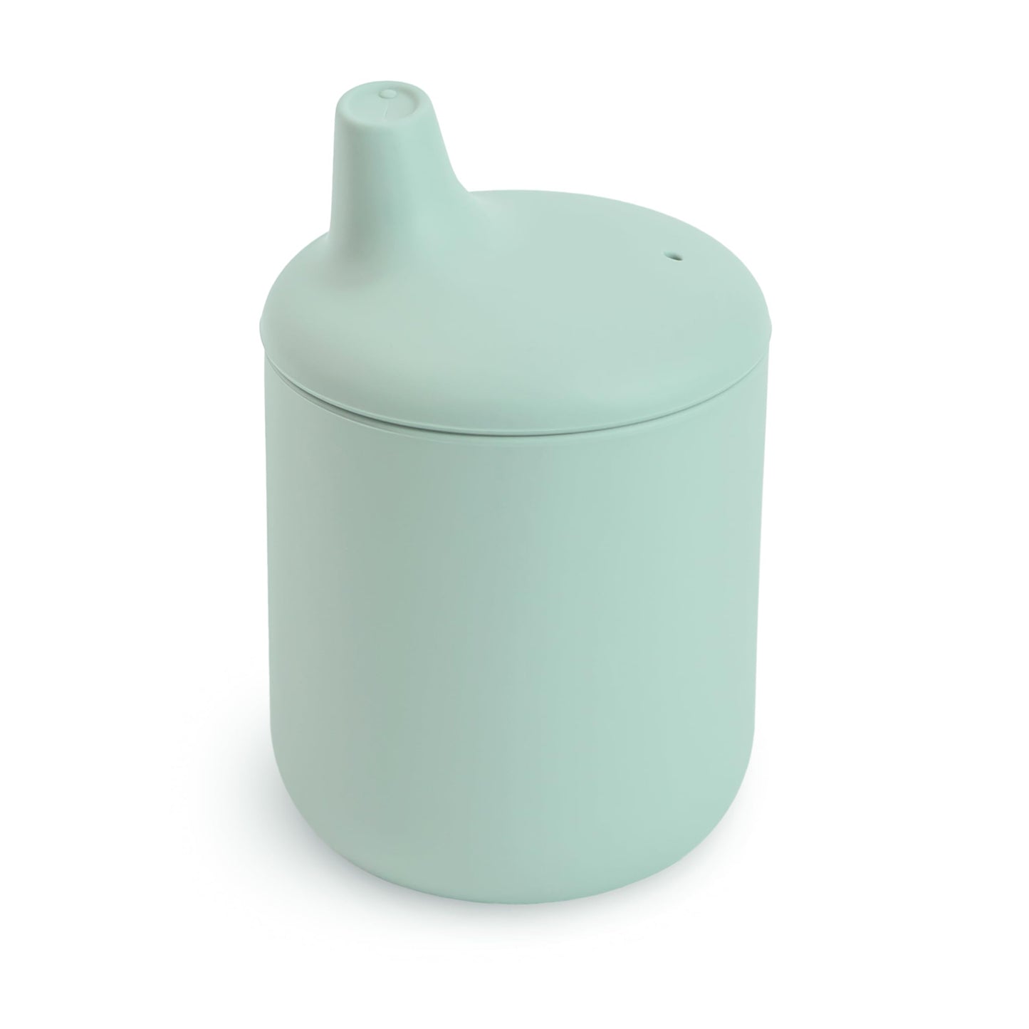 mushie 100% Silicone Baby Sippy Cup | 6 Months+ (Cambridge Blue)