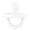 Ryan & Rose Cutie Pat Pacifier Teether (Slant, White)
