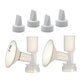 Maymom Duckbill, Replacement Flange Kit Compatible with Ameda Purely Yours, Ultra Breastpump, Flange 17 mm; Made by Maymom (Flan