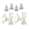 Maymom Duckbill, Replacement Flange Kit Compatible with Ameda Purely Yours, Ultra Breastpump, Flange 17 mm; Made by Maymom (Flan