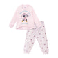 Nap Chief Girls Printed Minnie Mouse Pyjama Set | Cotton Night Suit for Boys & Girls Comfortable Nightdress for Kids Matching T
