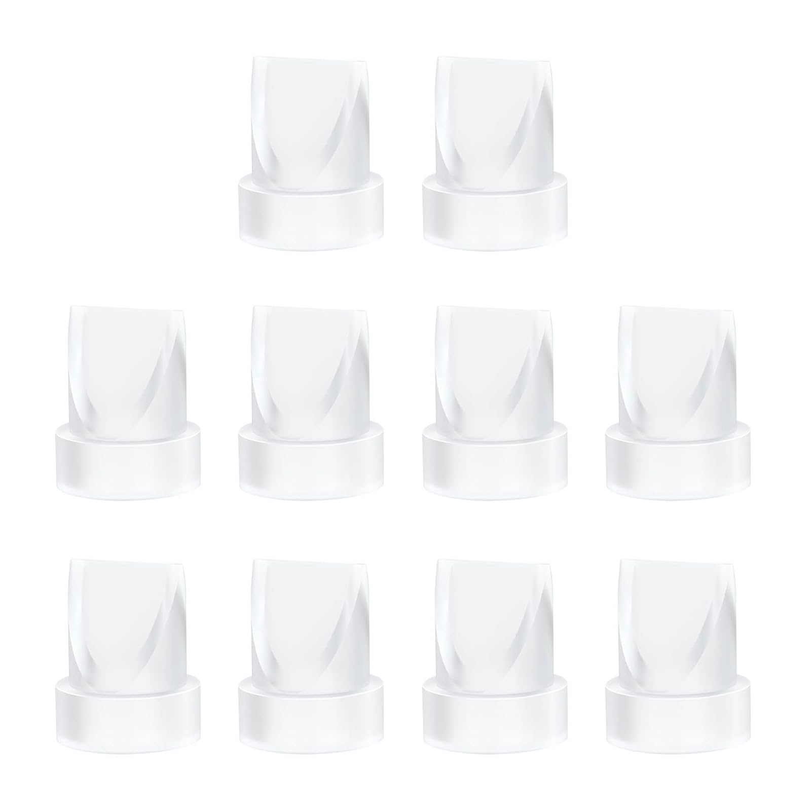 10 PCS Silicone Duckbill Valve Compatible with Momcozy M5 Wearable Breast Pump, Designed for M5 Electric Breast Pump Replacement