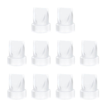 10 PCS Silicone Duckbill Valve Compatible with Momcozy M5 Wearable Breast Pump, Designed for M5 Electric Breast Pump Replacement