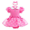 Fmyfwy Baby Girls Minnie Princess Costume Halloween Christmas Birthday Party Romper Tutu Dress W/Headband Hot Pink 80