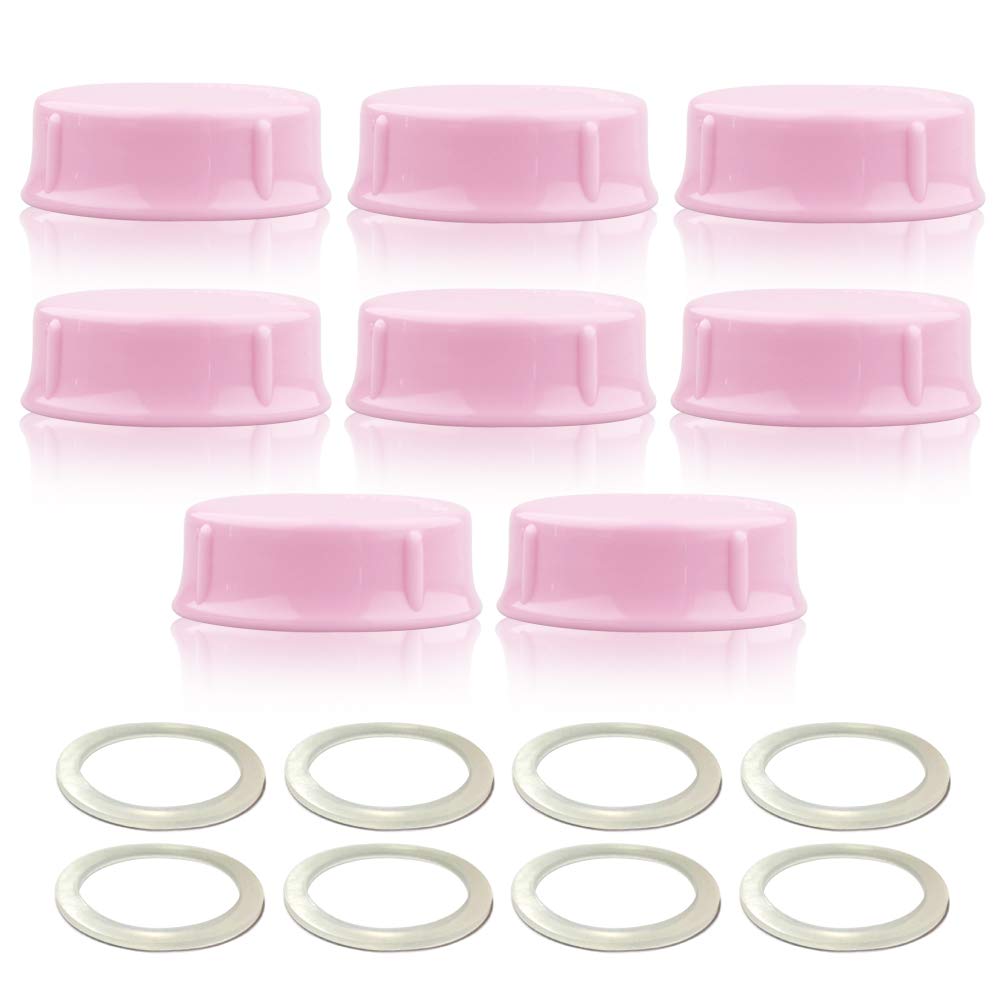 Maymom Solid Lids With Sealing Ring For Standard Sized Bottles; Bottles Lids Compatible With Medela Bottles, Ameda, And Small Si
