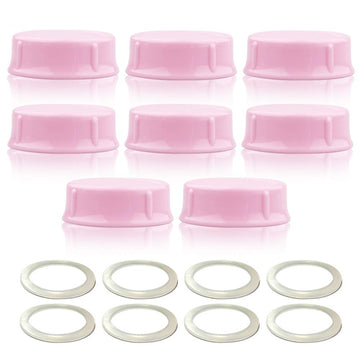 Maymom Solid Lids With Sealing Ring For Standard Sized Bottles; Bottles Lids Compatible With Medela Bottles, Ameda, And Small Si