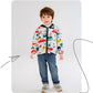 Feidoog Toddler Polar Fleece Jacket Hooded Baby Boys Girls Autumn Winter Long Sleeve Thick Warm Outerwear,Little Car,2-3T