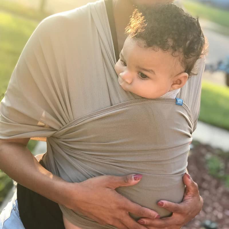 Diono We Made Me Flow, Baby Wrap Carrier, Newborn to Toddler Breastfeeding Cover, Super Stretchy, Cool & Comfortable Baby Sling,