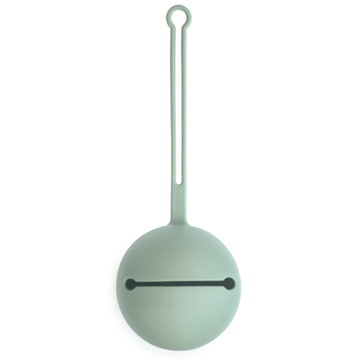 mushie Silicone Pacifier Holder Case (Cambridge Blue)