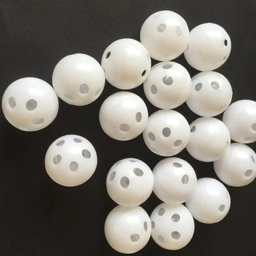 10 Pcs White Rattle Balls Inserts Rattle Box Repair Doll Noise Maker Noise Maker Insert Rattle for Animal Puppet Doll Baby Pet B