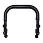 Toddmomy Baby Stroller Armrest Black Pu Leather Bumper, Universal Handle, Detachable Stroller Rod, Replacement Stroller Bumper