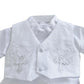 Classykidzshop White Boy Baptism Outfit B4 (Baby-Medium)