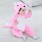 Qiaoniuniu Halloween Baby Pink Dinosaur Costumes Toddler Outfit Infants Cosplay Romper 18-24 Months