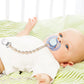 Pacifier Clips For Boys Girls - Moribox Silicone Paci Clip Teething Relief With One Piece Baby Binky Holder For Shower Birthday