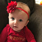 Ld Dress New Girl Baby Headbands (1)(Red)