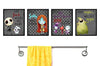 Even A Nightmare Will Brush Teeth Take A Bath Wash Hands Bathroom Character Wall Art Decor Prints Jack Sally Before Christmas Po