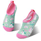 Hiitave Kids Water Shoes Non-Slip Quick Dry Swim Barefoot Beach Aqua Pool Socks For Boys & Girls Toddler Pink/Unicorn 3.5-4 M Us