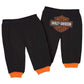Harley-Davidson Baby Boys' Interlock Bar & Shield Pants, Black 4050601 (24M)