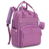 Babbleroo Diaper Bag Backpack - Baby Essentials Travel Tote, Purple, Unisex