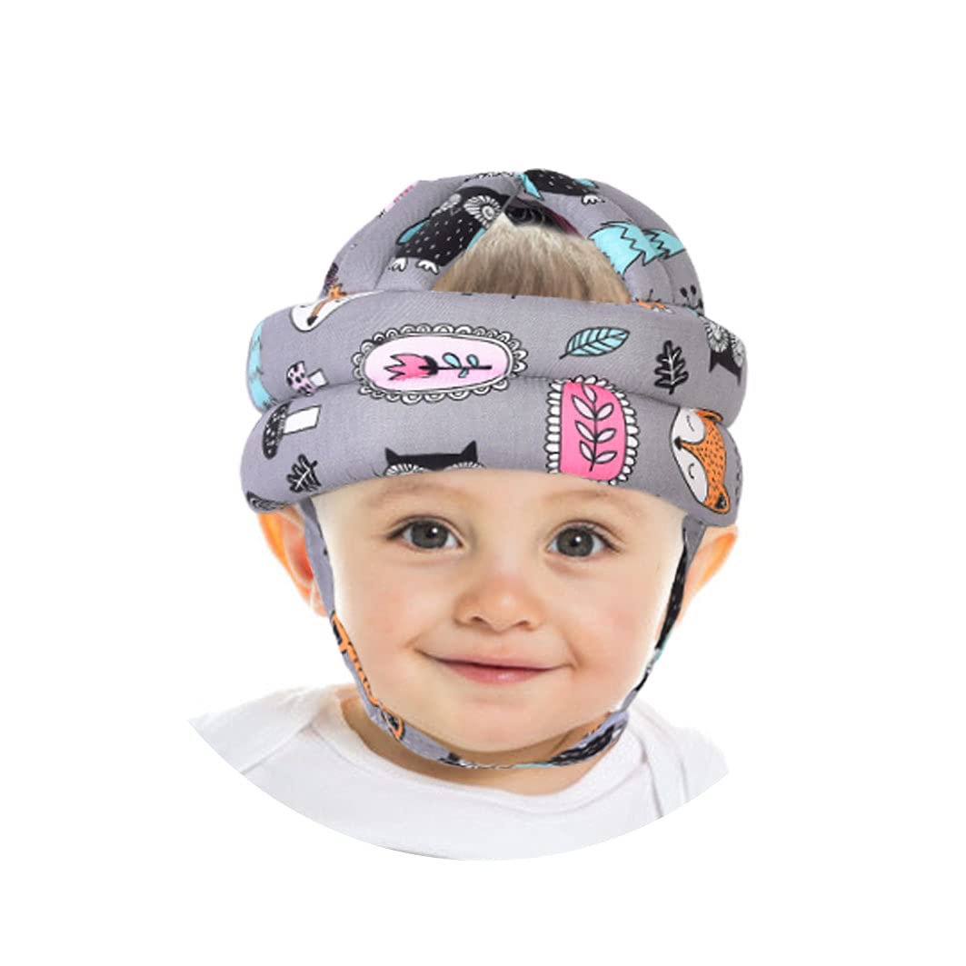 Umtiti Baby Adjustable Safety Helmet, Lightweight And Soft, Infant Head Protector, Soft Head Guard For Baby Learning To Walk. Fo