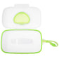 On- The- Go Wipes Dispenser Baby Outdoor Travel Stroller Box Refillable Container for Car Bathroom Living Room Green