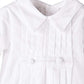 One Small Child Daniel Cotton Christening Baptism Blessing Outfit For Boys - 3 Months White
