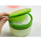 1Pcs Abs Empty Refillable Baby Talcum Powder Box With Green Lid Sifter And Powder Puff Baby Skin Care Powder Case Loose Powder J