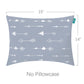 Kid Pillow For Sleeping 14' X 19' For Small Kids Travel Bed, Soft & Skin-Friendly Children Pillows For Sleeping, Machine Washa