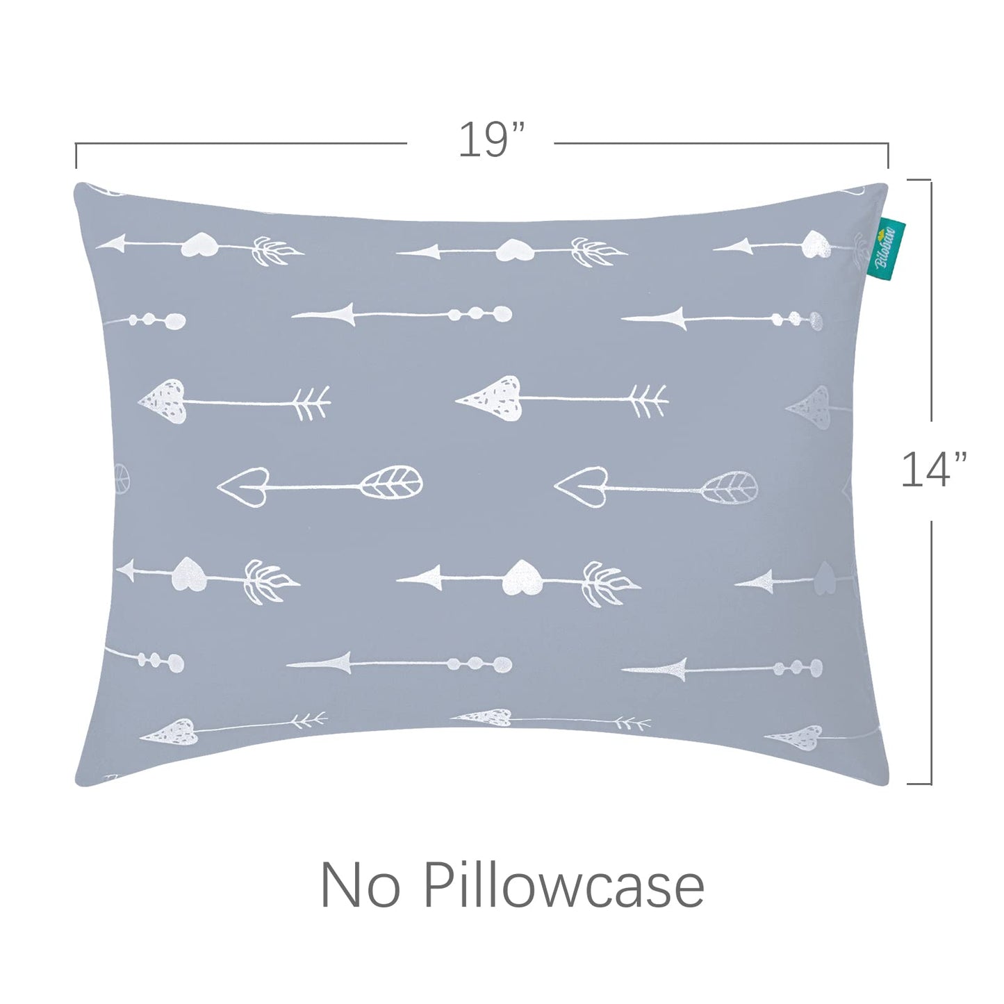 Kid Pillow For Sleeping 14' X 19' For Small Kids Travel Bed, Soft & Skin-Friendly Children Pillows For Sleeping, Machine Washa