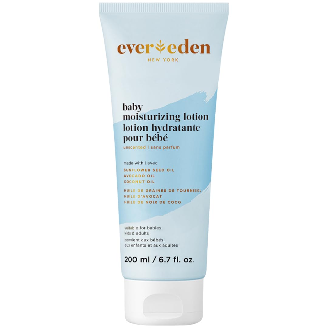 Evereden Moisturizing Baby Lotion for Newborn 8.5 oz. | Lightweight & Non-Greasy Toddler Lotion | Clean & Gentle Baby Care | Non