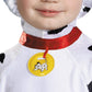Dalmatian Costume For Toddlers, Officially Licensed 101 Dalmatians Costume Jumpsuit And Headpiece, Classic Toddler Size Large (4