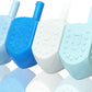 The Dreidel Company Hanukkah Blue And White Plastic Pastel Colored Dreidel, For Children, Boys And Girls, Party Favors (100-Pack