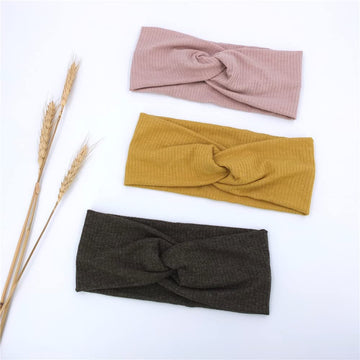 Baby Headbands Stretchy Hairbands Hair Bow Elastics For Baby Girls Newborn Toddlers Infant Kids Turban Headband (Cross Headband