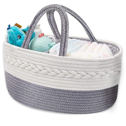 SJ CREATION WorldCottonDiaper Caddy | Baby Products Bags For Newborn|Diaper Caddy Bag Organizer Large Capacity (40 * 28 * 20Cm