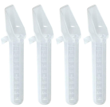 4 Pack Calibrated Medicine Spoon 2 TSP (10 ml) Plastic Oral Liquid Dose Medication Graduated Dispenser for Kids, Baby & Toddler