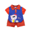 Bold N Elegant Bear Footbaqll Goal Cartoon Print Half Sleeve Polo Collar Tshirt With Shorts For Infant Toddler Baby Kids Clothes