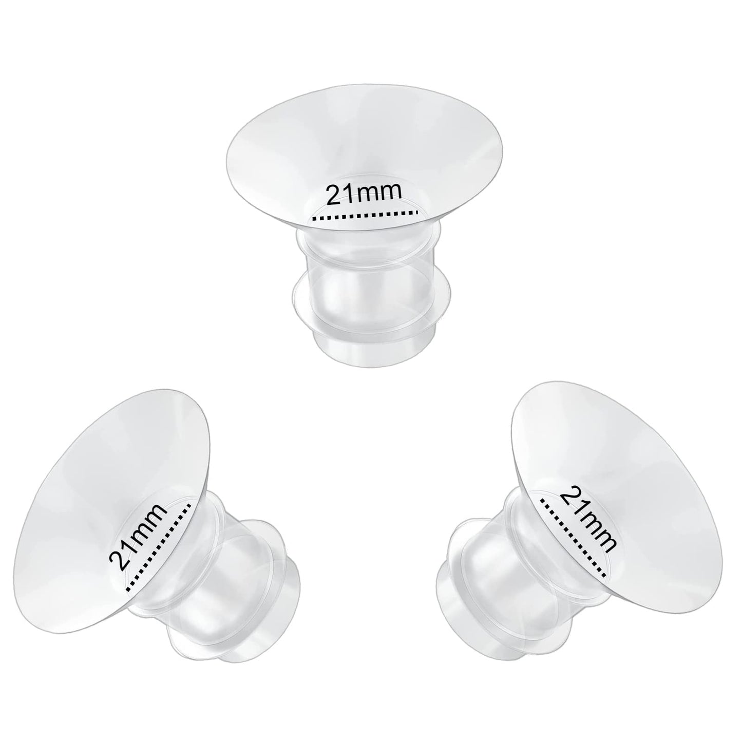 21Mm Flange Inserts Compatible With Momcozy S12 Pro/S9 Pro /M5/M9/Medela/Tsrete Wearable Breast Pump,Suitable Spectra S1/S2, Red