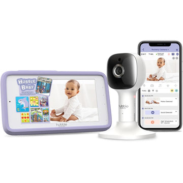 Hubble Connected Nursery Pal Cloud Touch Smart Wifi Enabled Baby Monitor With 5 Inch Hd Color Touchscreen Parent Unit, Plus Prel