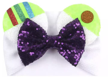 Clgift Minnie Ears Baby/Toddler Headband, Minnie Baby Ears, Minnie Ears Baby Headband, Toddler Headband (Buzz)