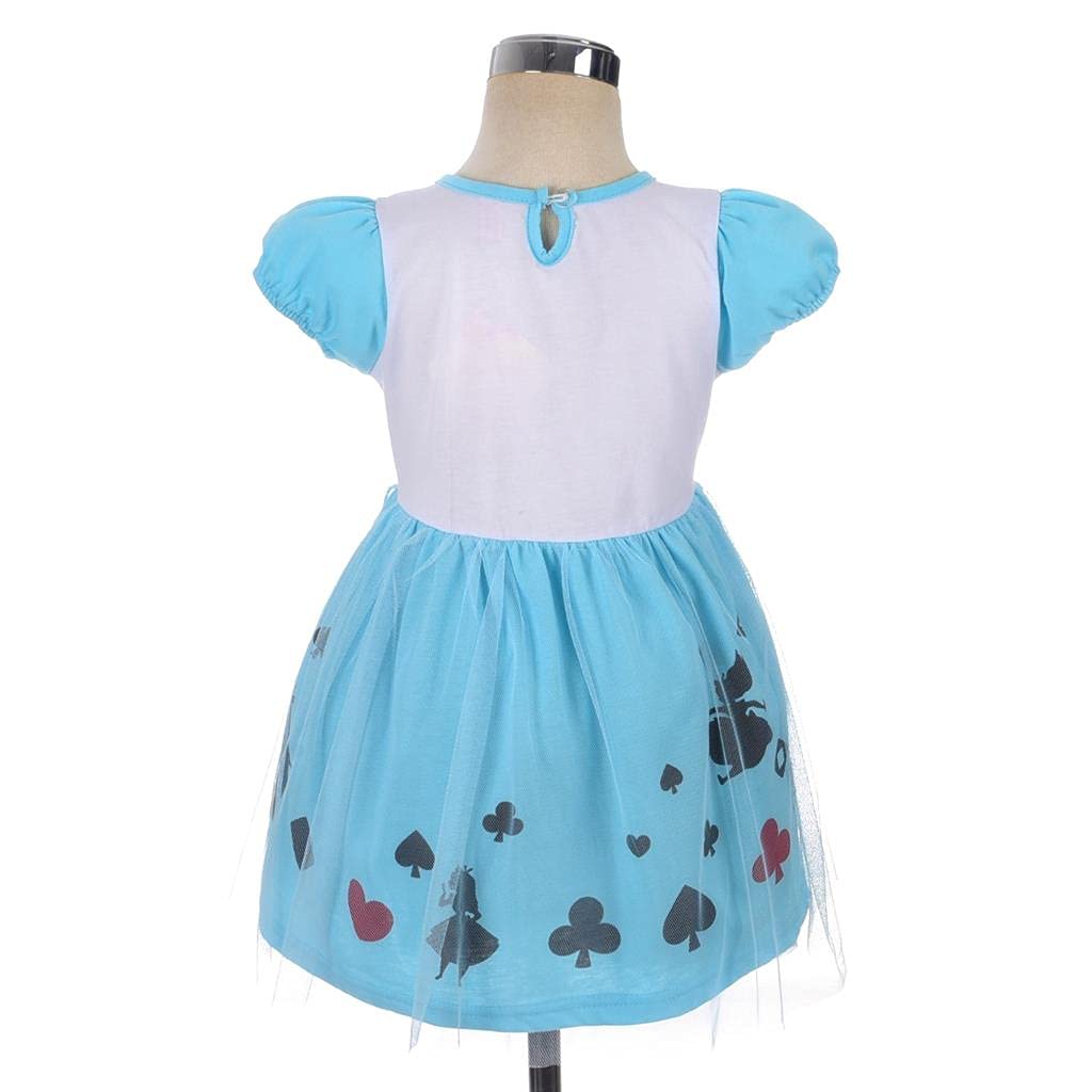 Dressy Daisy Princess Dress Up Clothes Halloween Fancy Party Tulle Skirt Summer Outfit With Hair Hoop For Toddler Girls Size 4T,