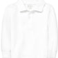 The Childrens Place Baby Boys and Toddler Boys Long Sleeve Pique Polo, White, 6-9 MONTHS