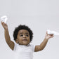 Gerber Baby 6-Pair Sock, White, 3-6 Months