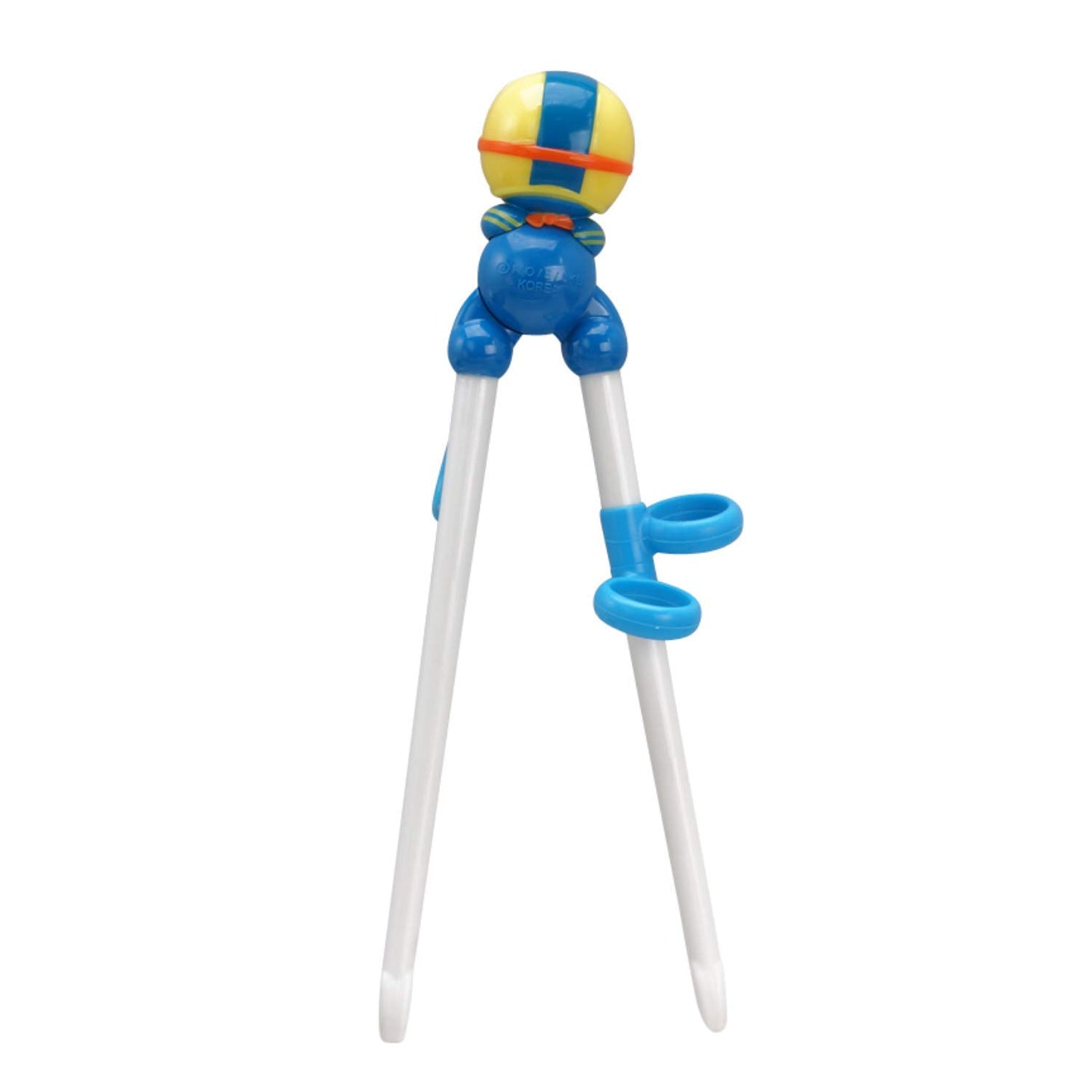 Pororo Kids Training Chopsticks For Toddler - Edison Non-Slip Right-Handed Baby Training For Beginners With Silicone Rings 3 Yea