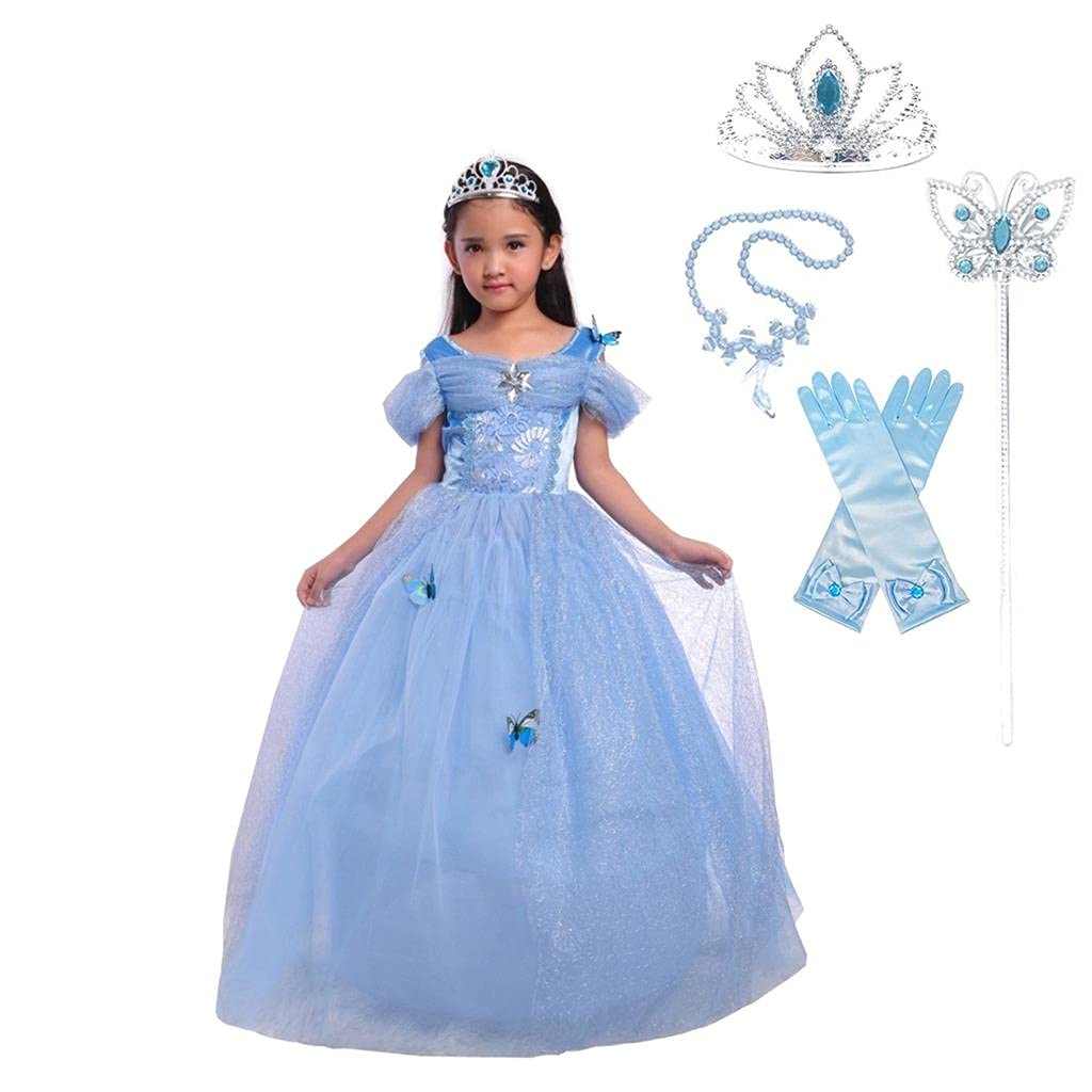Dressy Daisy Baby-Girls Princess Dress Costume With Accessories Christmas Halloween Fancy Dresses Up Butterfly Size 24 Months Bl