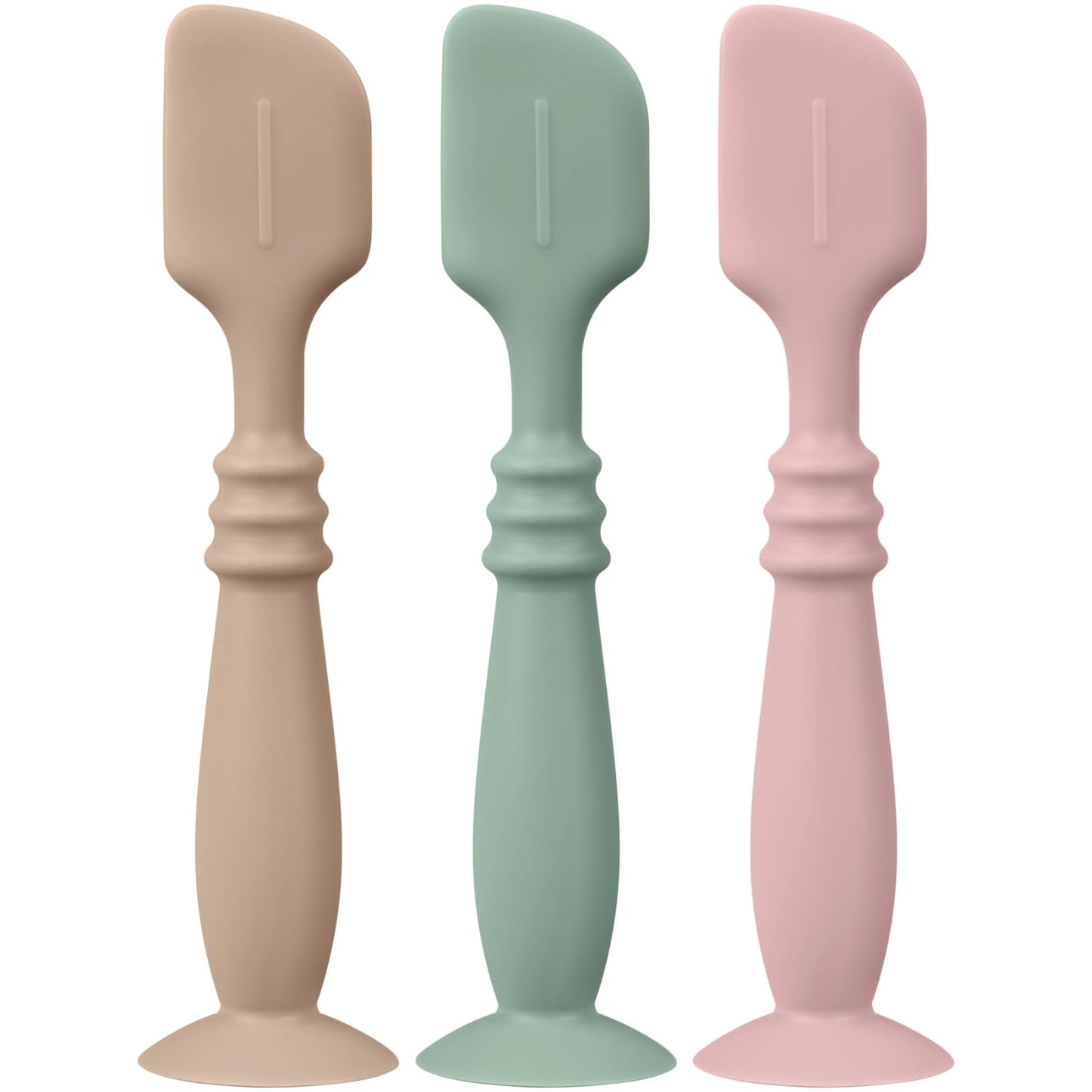 3 Packs Silicone Diaper Cream Applicator With Suction Base, Diaper Cream Spatula Applicator For Babies, Soft Silicone Diaper Cre