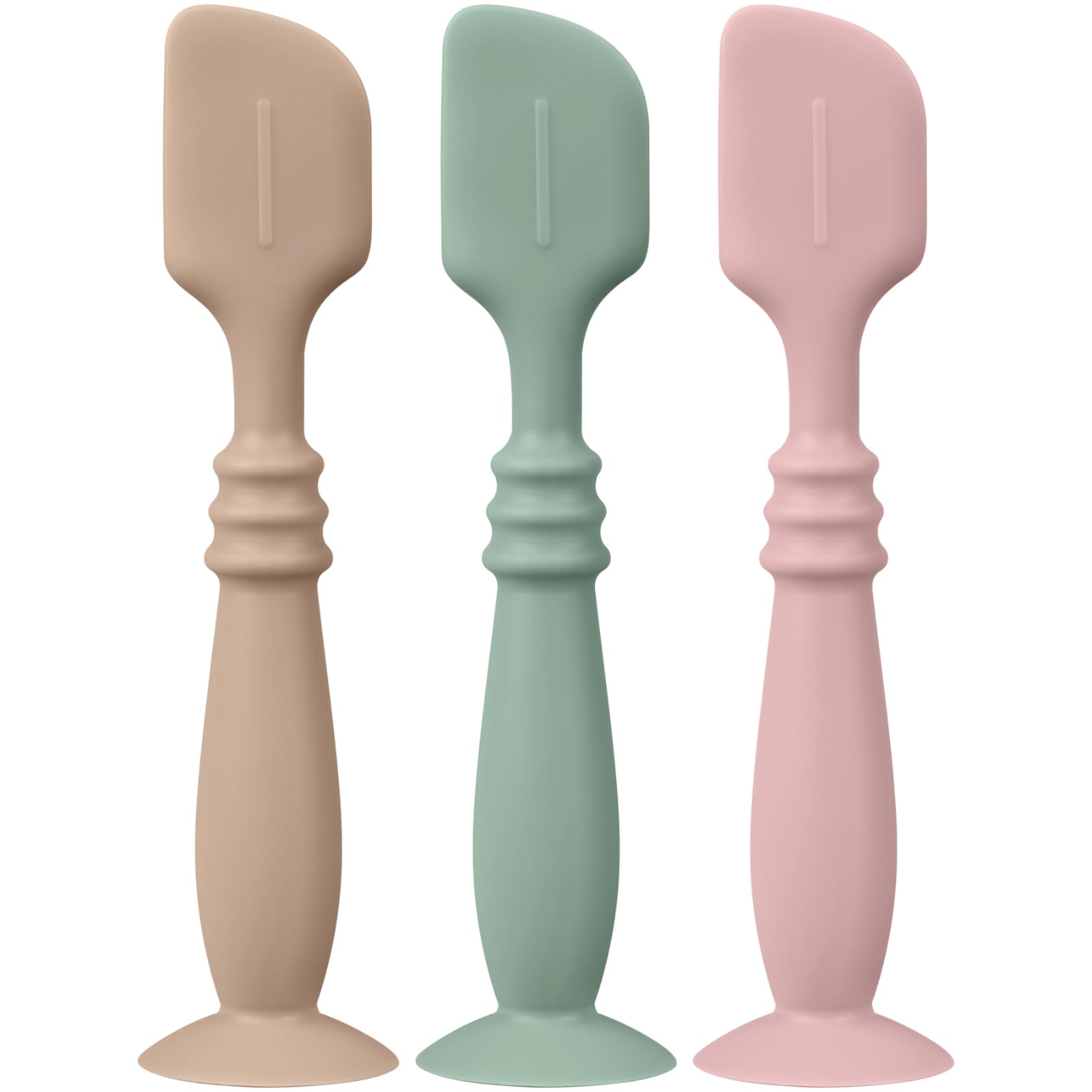 3 Packs Silicone Diaper Cream Applicator With Suction Base, Diaper Cream Spatula Applicator For Babies, Soft Silicone Diaper Cre