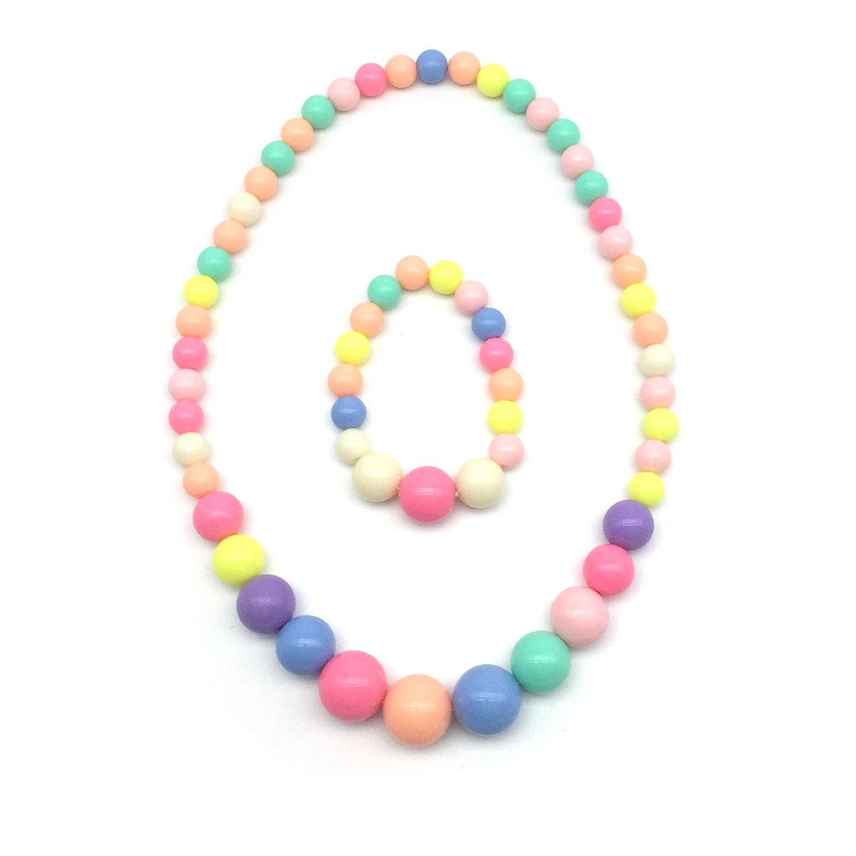 Elesa Miracle Little Girl Bag Beauty Set Plush Handbag + Flower-Shaped Clip-On Earrings + Necklace And Bracelet Set (Blue)