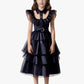 Yuegoo Black Costume Dress For Girls Halloween Costumes Cosplay Party Dress With Accessories 3-12Y (Black, 9-10 Years)