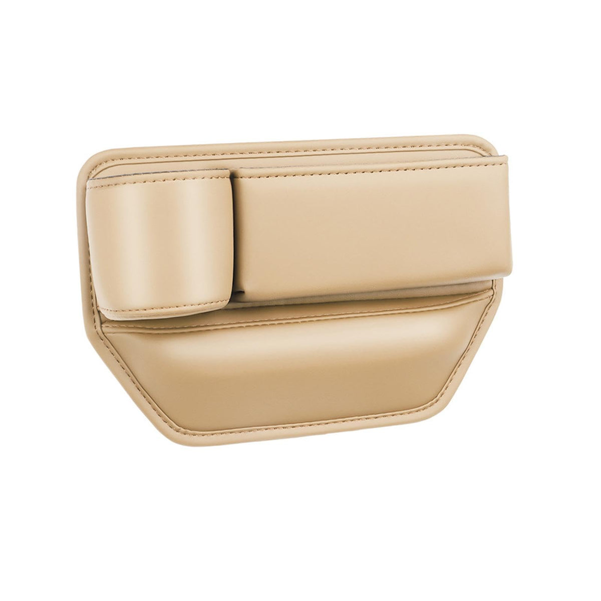 MERISHOPP Car Seat Gap Filler Seat Gap Pocket with Cup Holder Center Console Organizer Main Seat Beige| Motors|Automotive Tools 