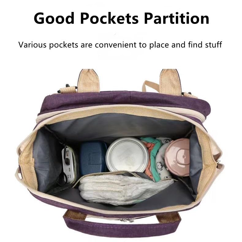 X W Ei Union Diaper Baby Bag Backpack With Changing Station Changing Pad Baby Nursing Bag Baby Shower Tote Baby Bottle Bag Water